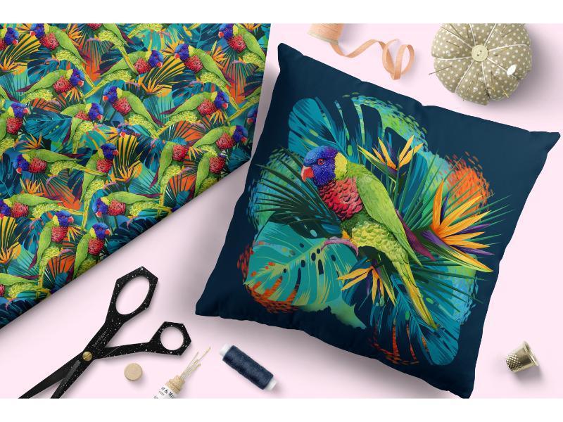 Design 78 Panel Fabric – custom printed pre-order fabric Australia | Fabric by Missy Rose