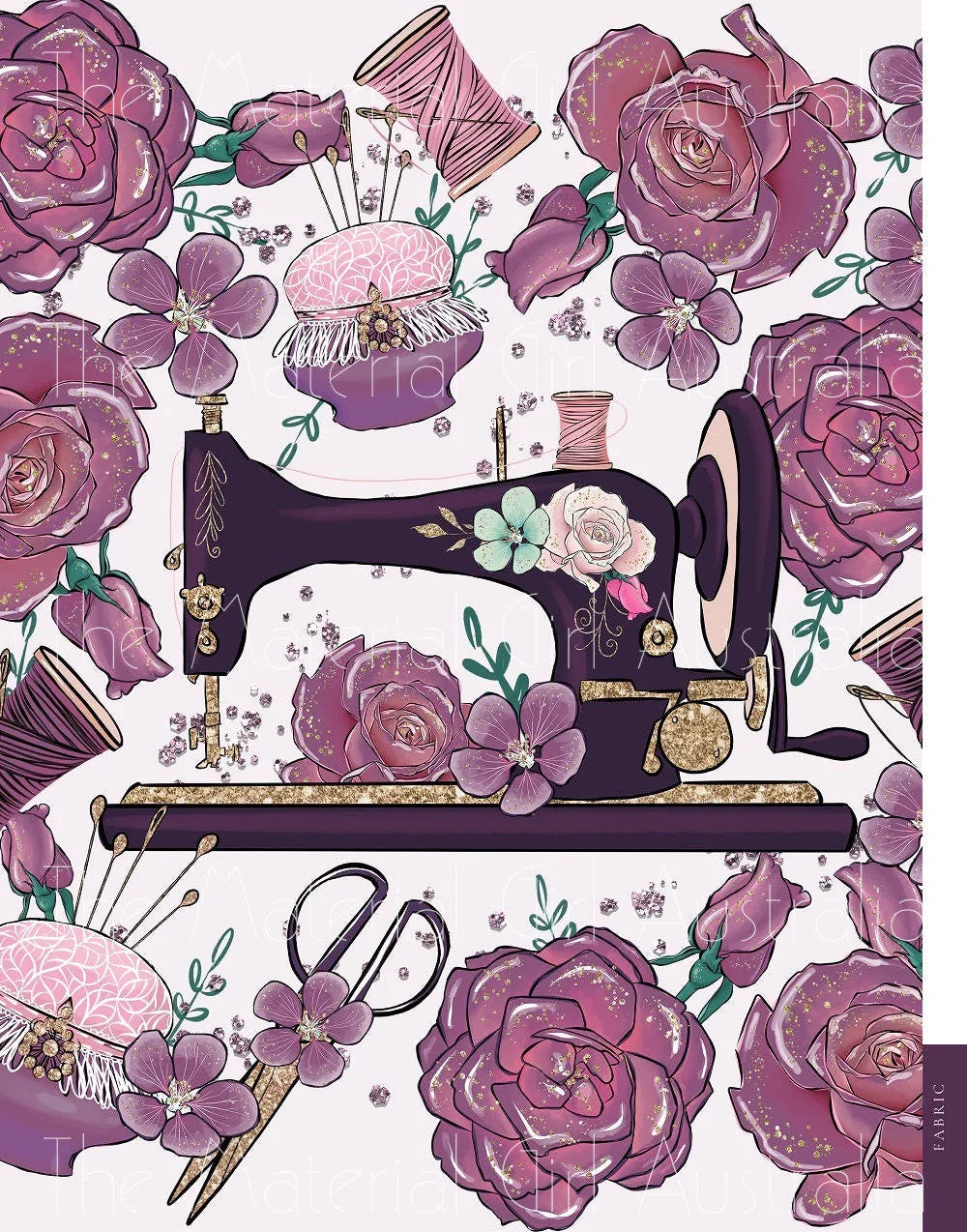 Missy Rose Sewing Planner fabric – pre-order designer fabric Australia | Fabric by Missy Rose