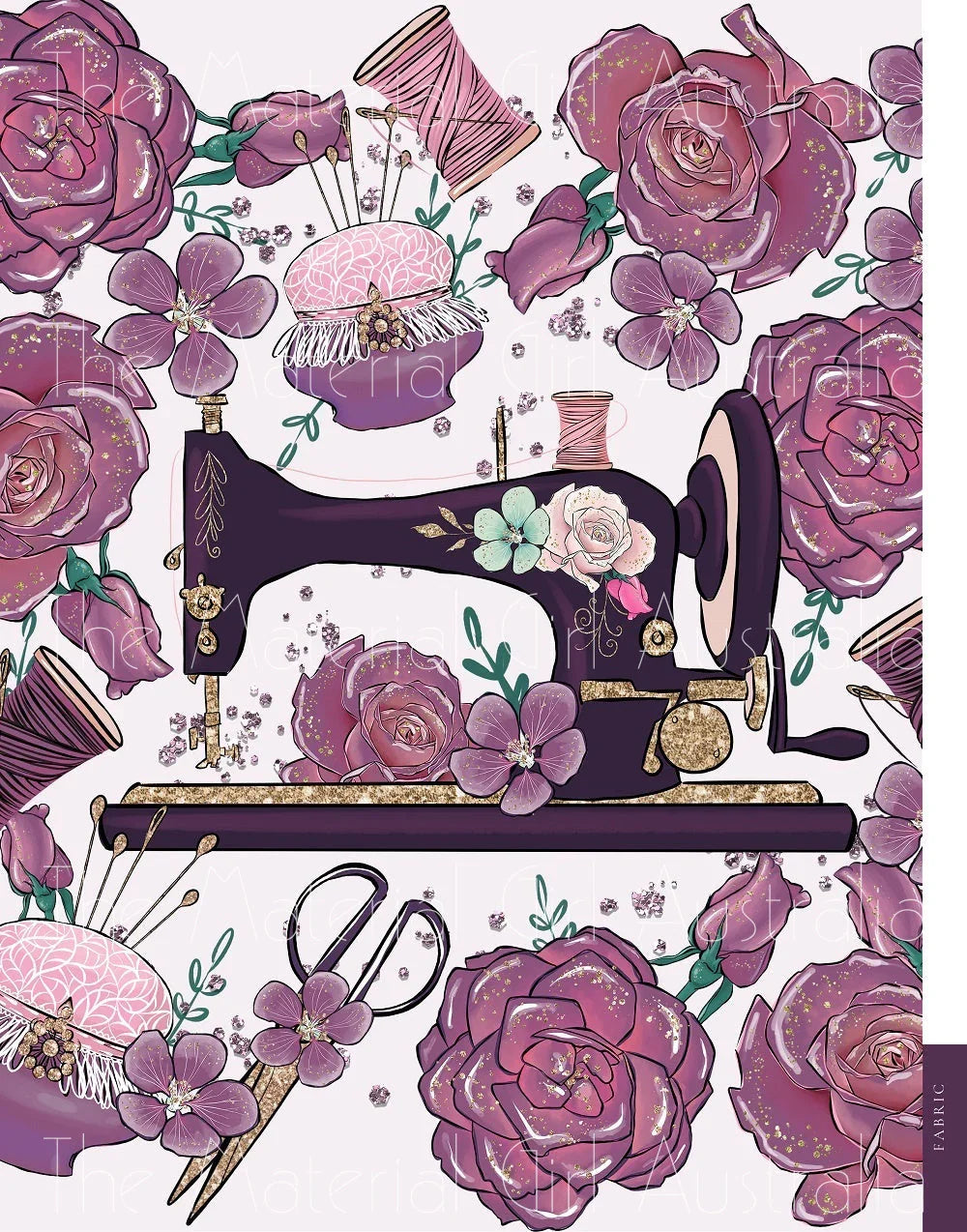 Missy Rose Sewing Planner fabric – pre-order designer fabric Australia | Fabric by Missy Rose