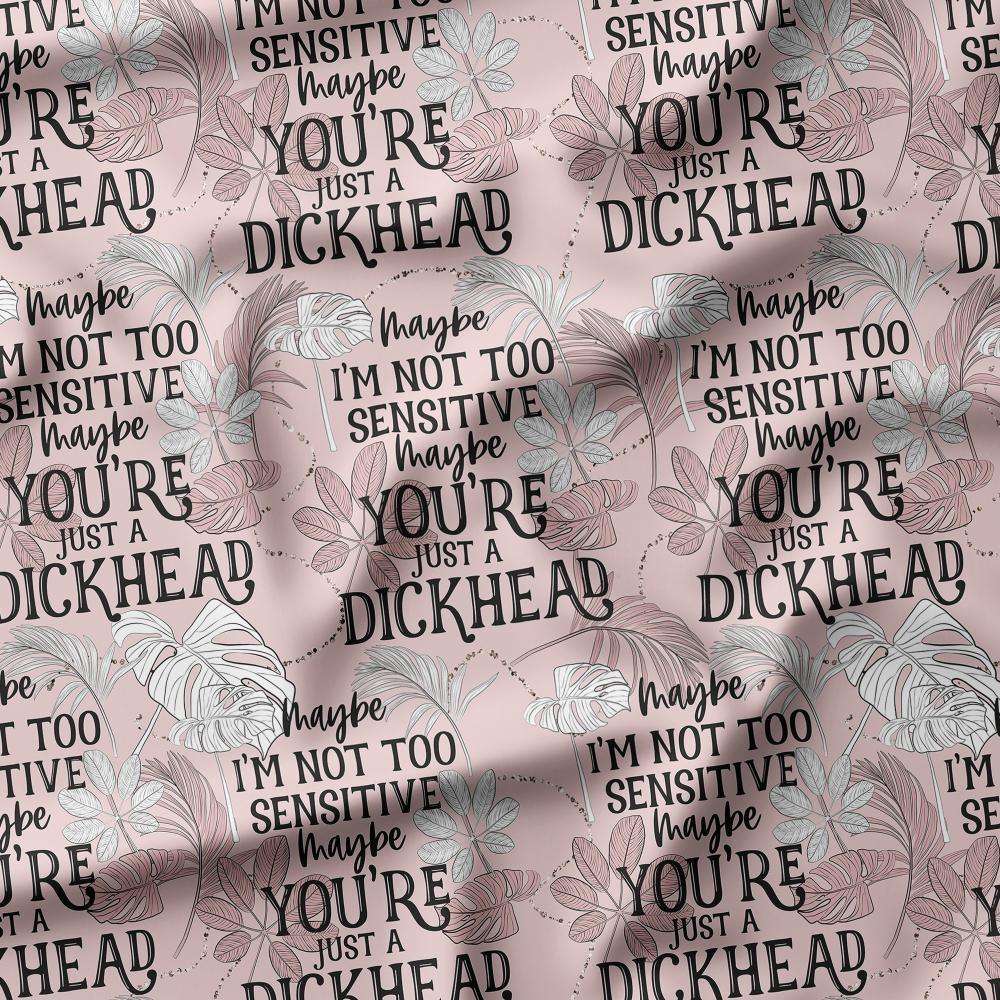 Swear Word Fabric 82 – profanity fabric for sewing, custom printed Australia | Fabric by Missy Rose