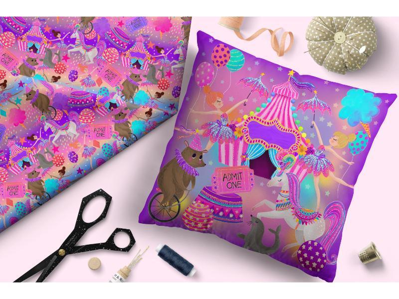 Design 87 Circus Fabric – pre-order designer fabric Australia | Fabric by Missy Rose