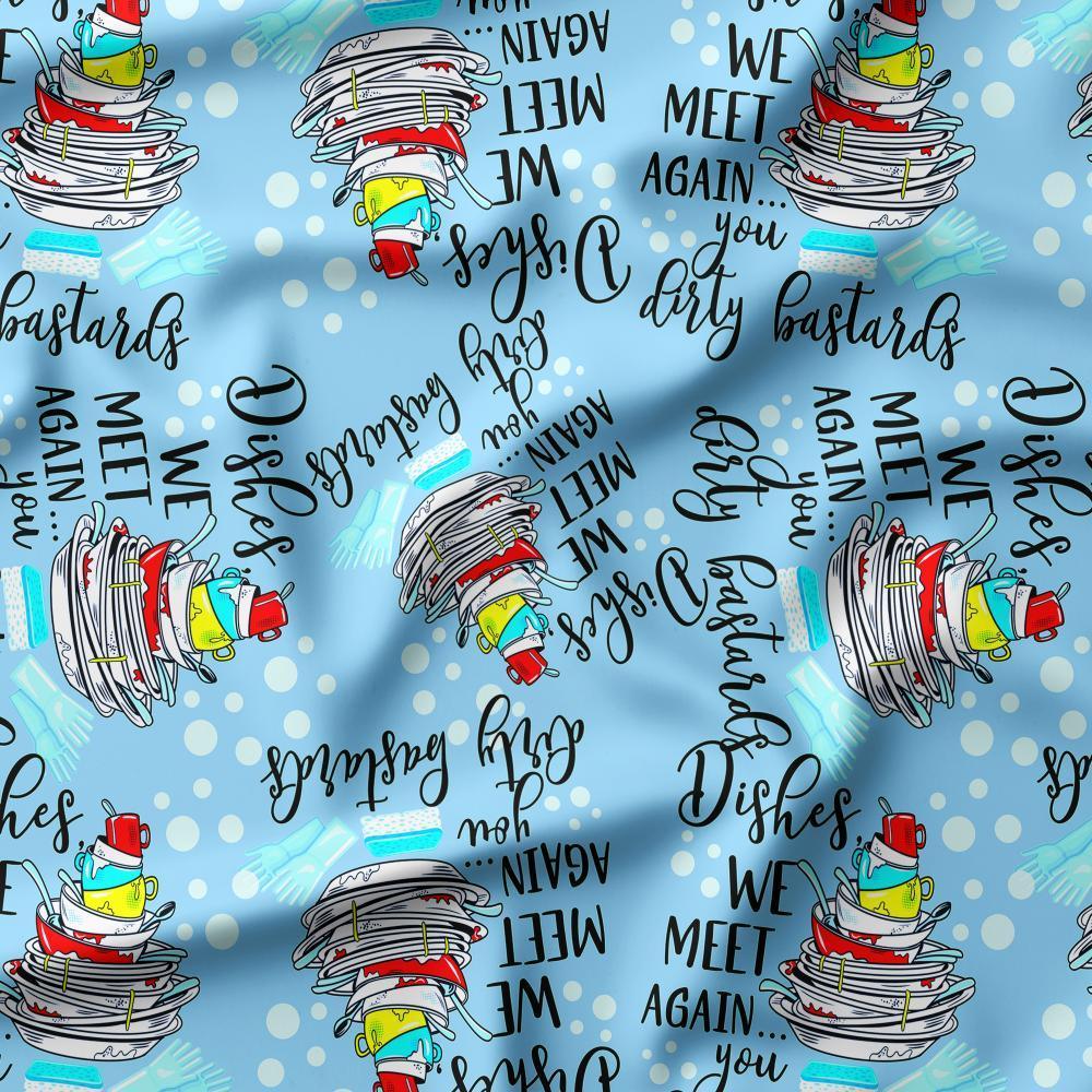 Swear Word Fabric 87 – swearing fabric custom printed Australia, made-to-order | Fabric by Missy Rose