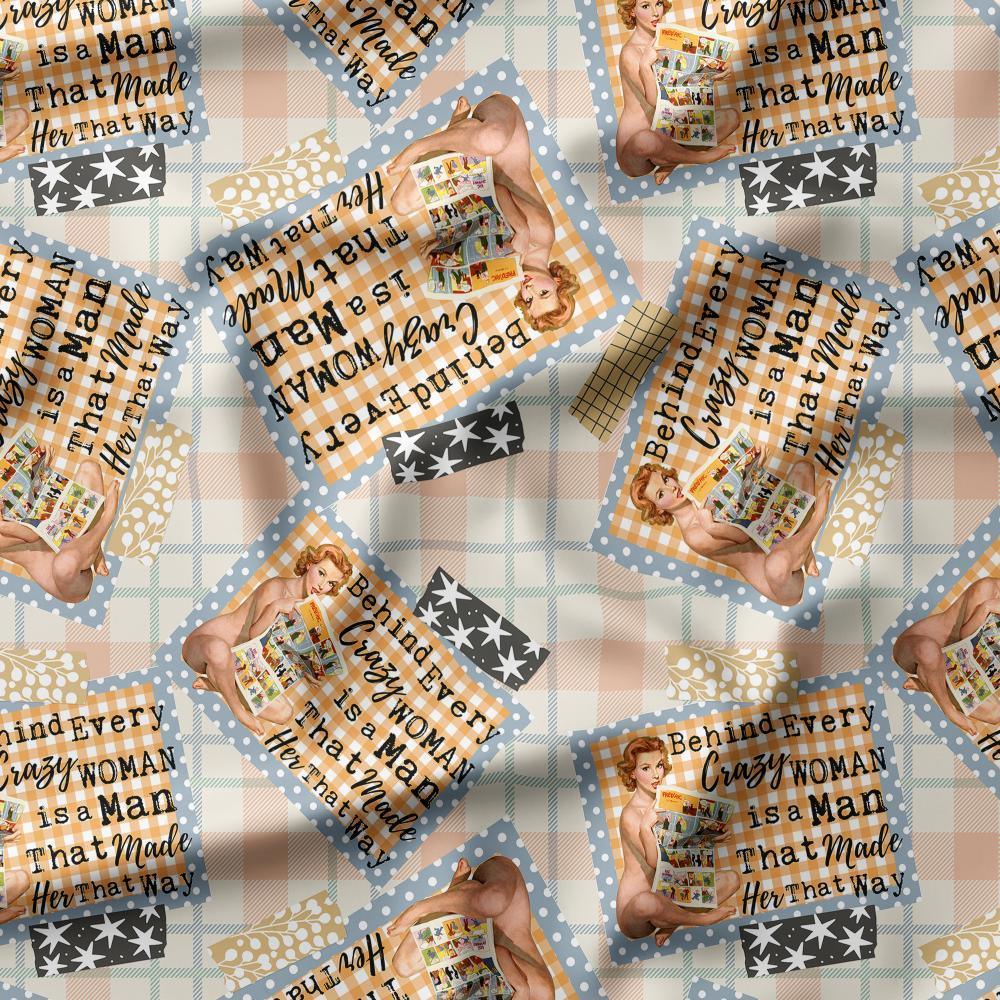 Swear Word Fabric 89 – swear word fabric Australia, custom printed pre-order | Fabric by Missy Rose