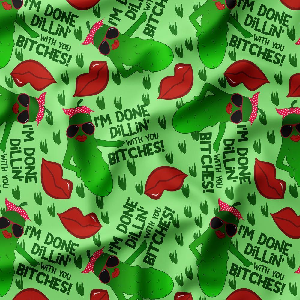 Swear Word Fabric 94 – profanity fabric for sewing, custom printed Australia | Fabric by Missy Rose