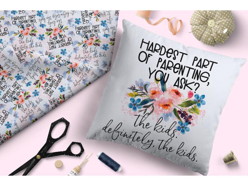 Design 98 Parenting Fabric – Australian custom printed fabric pre-order | Fabric by Missy Rose