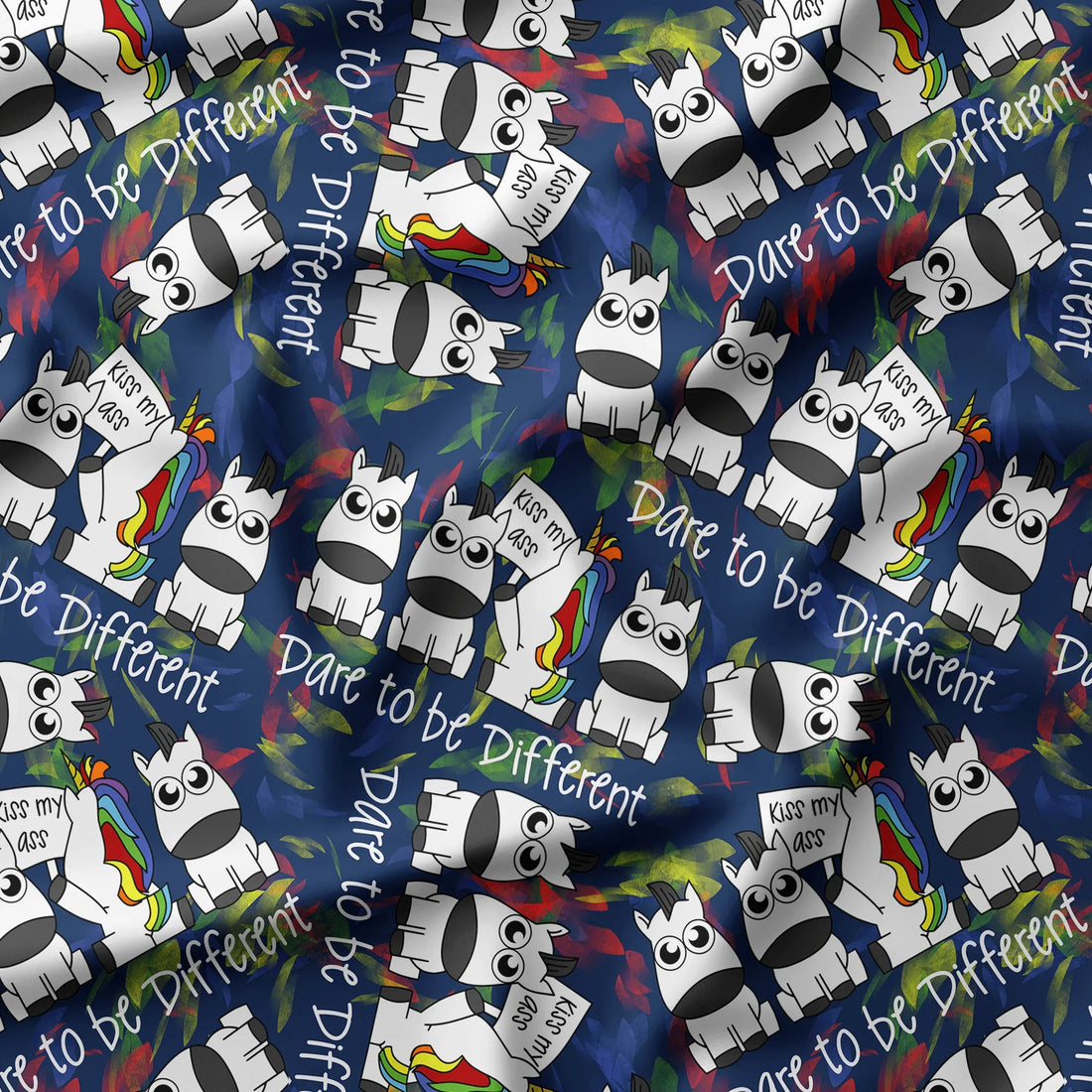 Novelty Swearing Fabric 09 – cheeky novelty fabric by the metre, made-to-order | Fabric by Missy Rose
