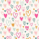 Indy Bloom Fabric - Bee My Valentine - Bursting Hearts in Pink 08