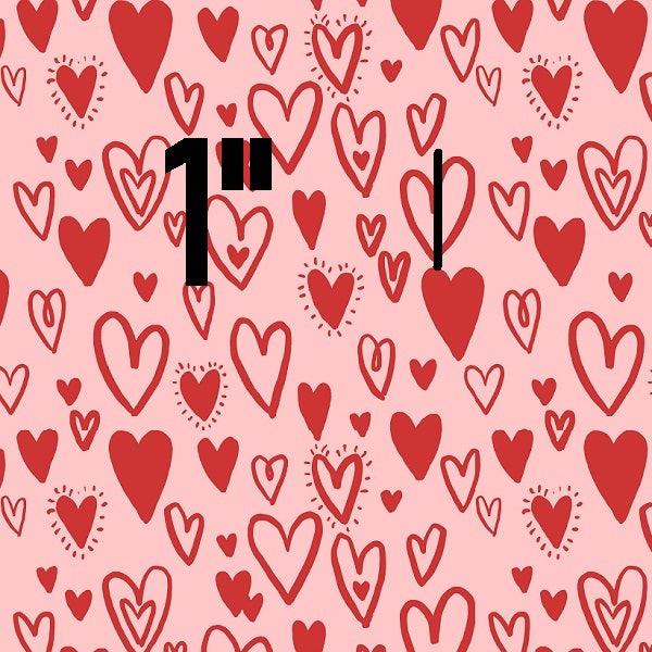 Indy Bloom Fabric Bee My Valentine Bursting Hearts in Valentines Pink 10 – Fabric by Missy Rose