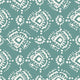 Indy Bloom Fabric - Bee My Valentine - Ikat In Teal 22
