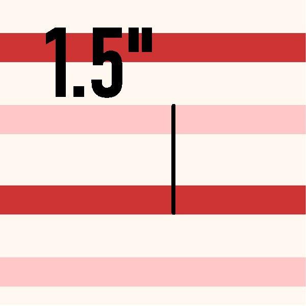Indy Bloom Fabric Bee My Valentine Valentine Stripe 23 – premium custom printed fabric for sewing | Fabric by Missy Rose