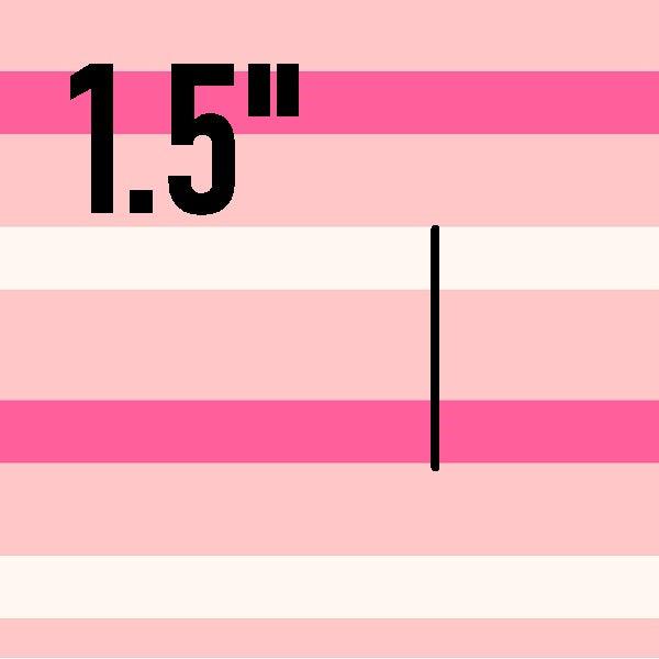 Indy Bloom Fabric Bee My Valentine Valentine Stripe In Bubble-gum 24 – Fabric by Missy Rose