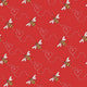 Indy Bloom Fabric - Bee My Valentine - Honey Bee in Red 15