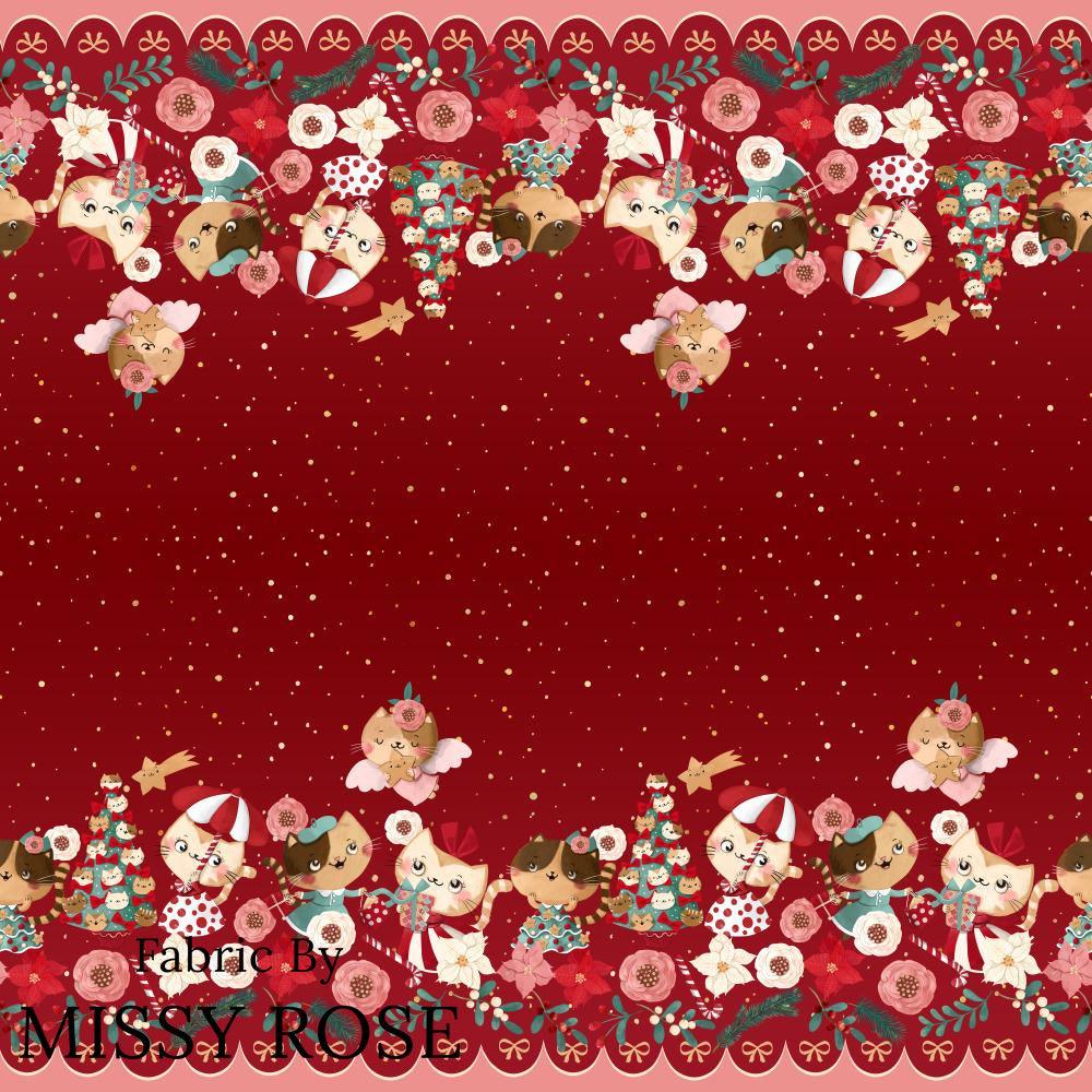 Border Print Fabric 07 – pre-order designer fabric Australia | Fabric by Missy Rose