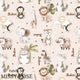 Customisable Name Fabric - Safari