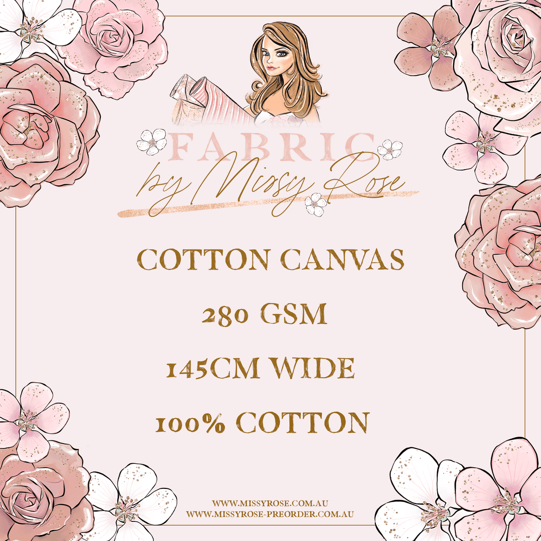 Sample Panel Fabric – premium custom printed fabric for sewing | Fabric by Missy Rose