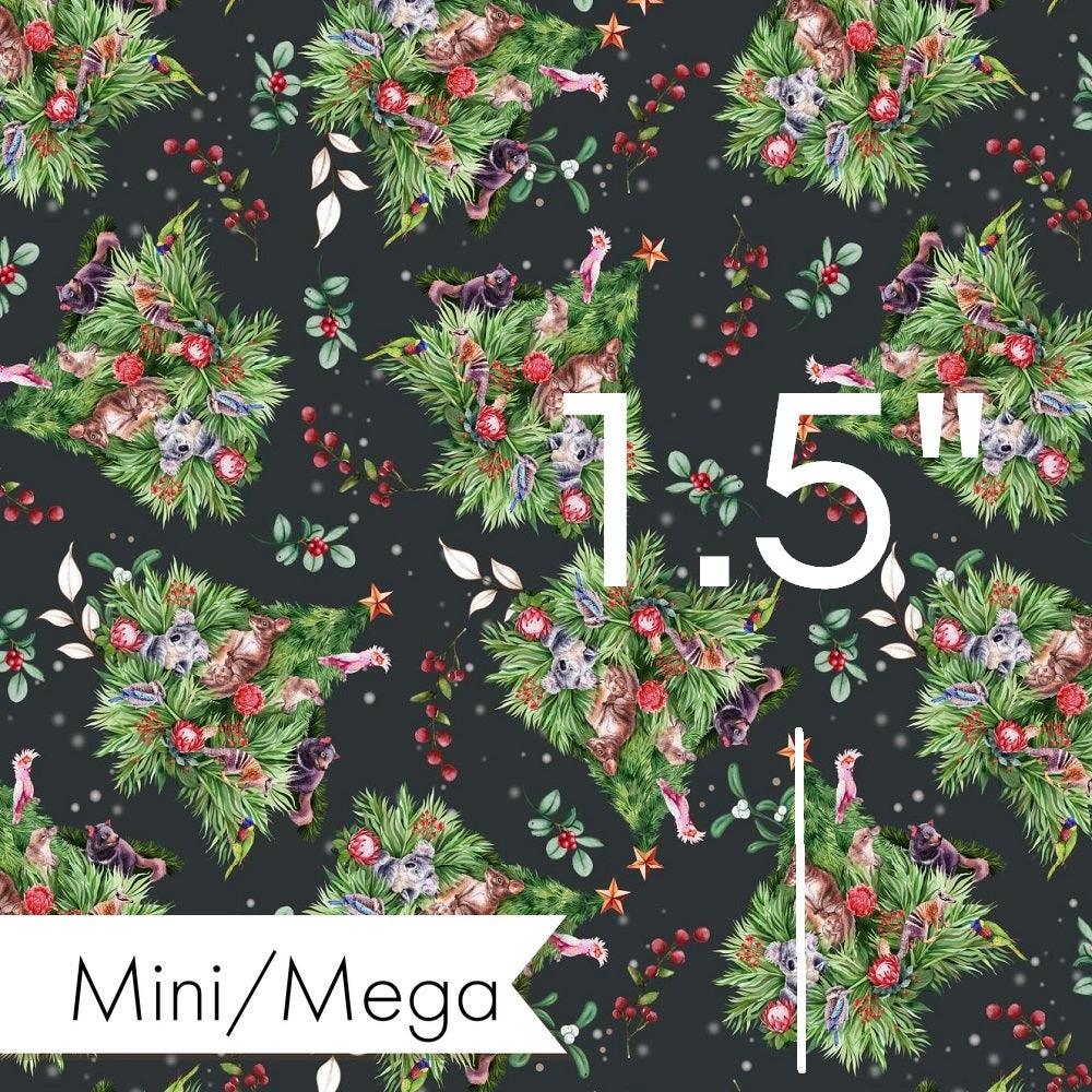 Christmas Design 10 Australian Animals Tree Fabric – premium custom printed fabric for sewing | Fabric by Missy Rose