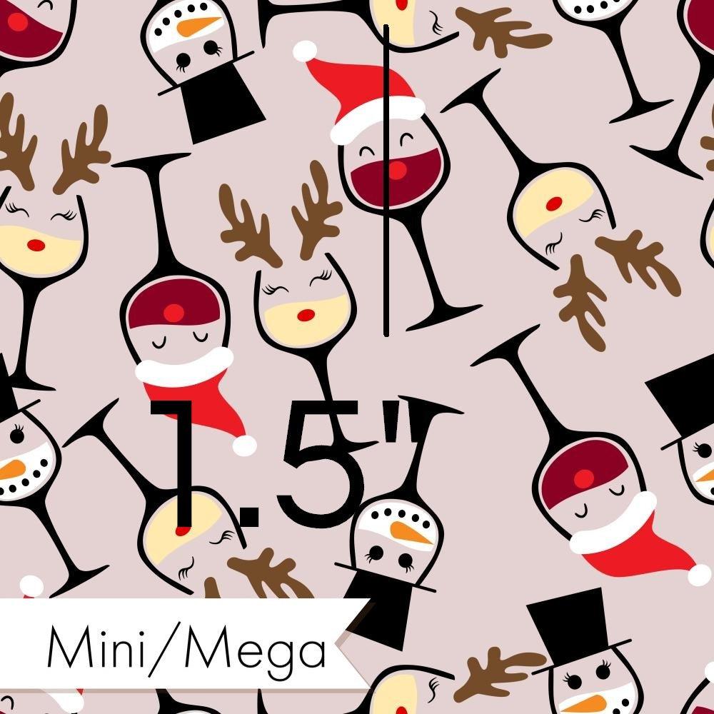 Christmas Design 101 Wine Fabric – pre-order designer fabric Australia | Fabric by Missy Rose