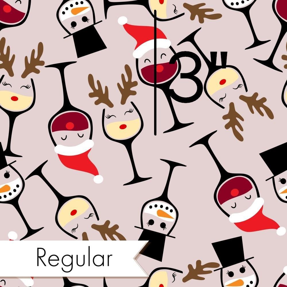 Christmas Design 101 Wine Fabric – premium custom printed fabric for sewing | Fabric by Missy Rose