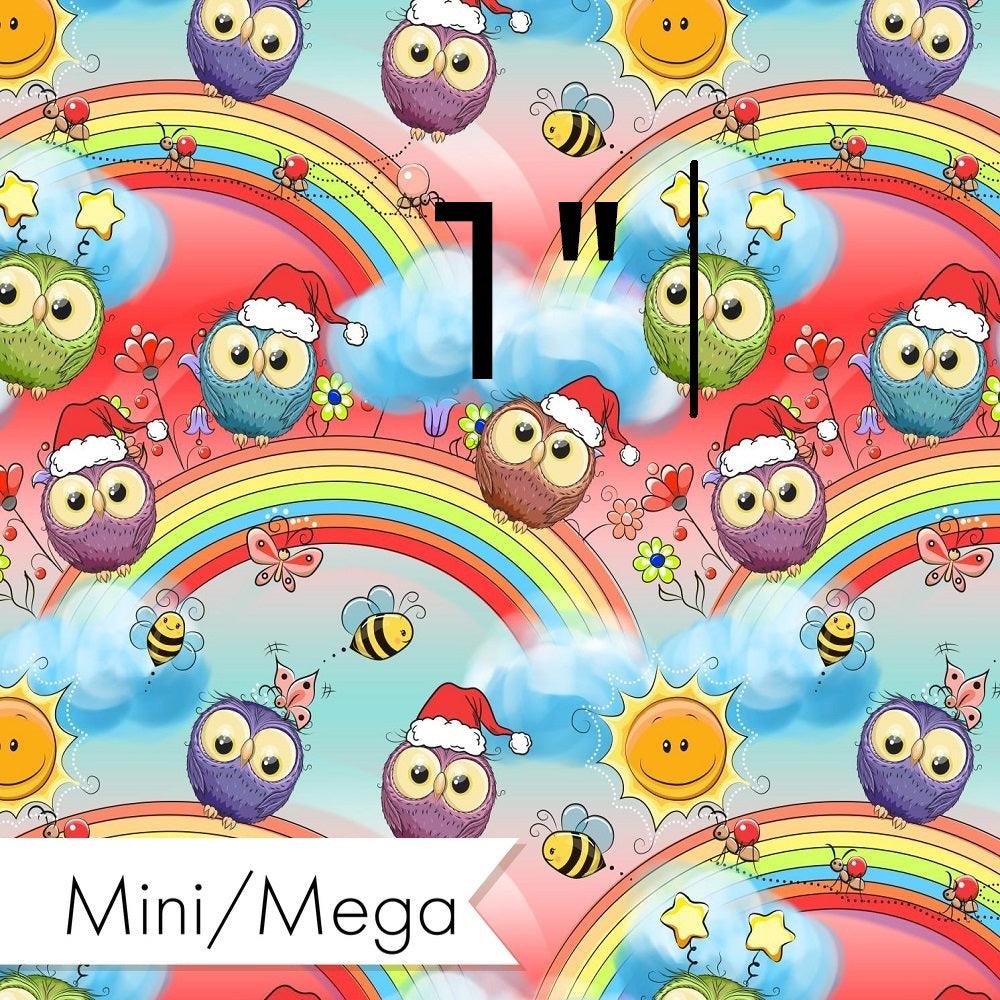 Christmas Design 103 Owl Fabric – made-to-order custom fabric by the metre | Fabric by Missy Rose