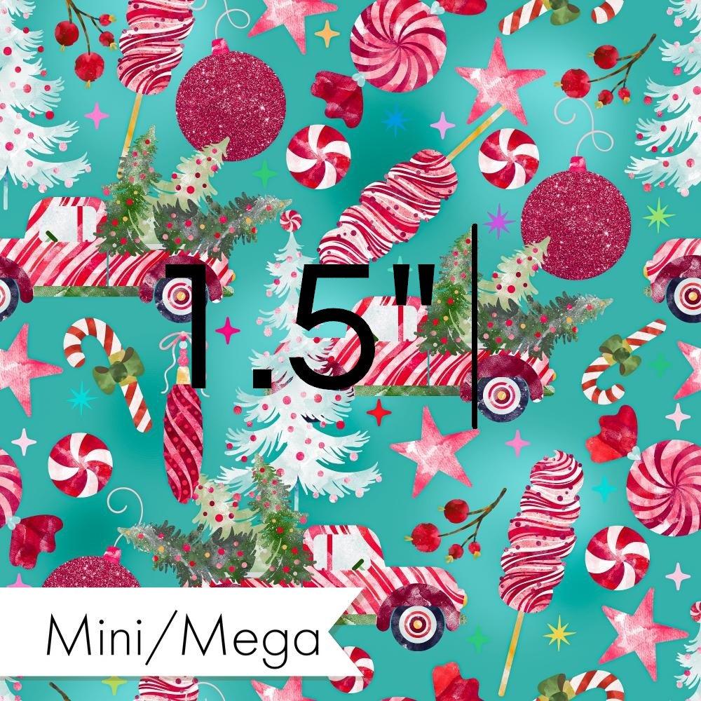 Christmas Design 104 Peppermint Truck Fabric – Australian custom printed fabric pre-order | Fabric by Missy Rose