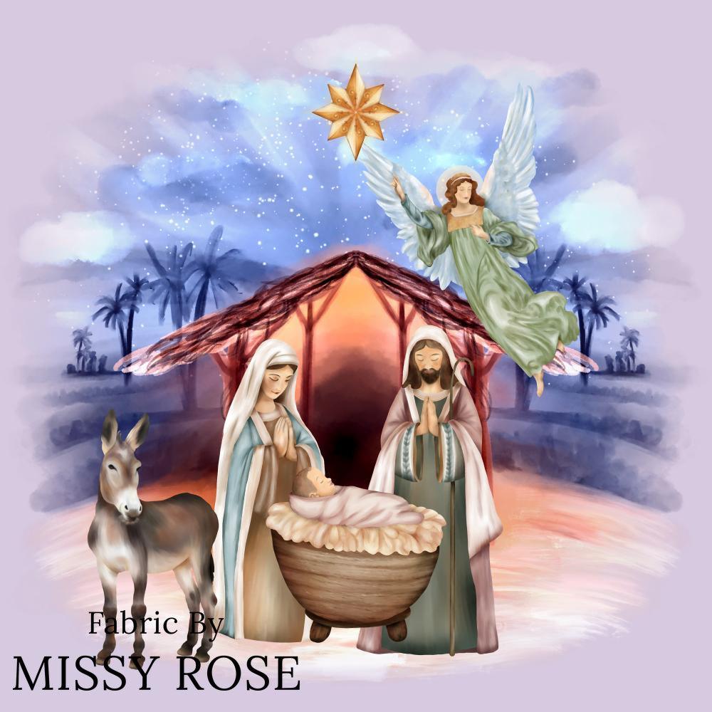 Christmas Design 108 Panel fabric – custom printed pre-order fabric Australia | Fabric by Missy Rose