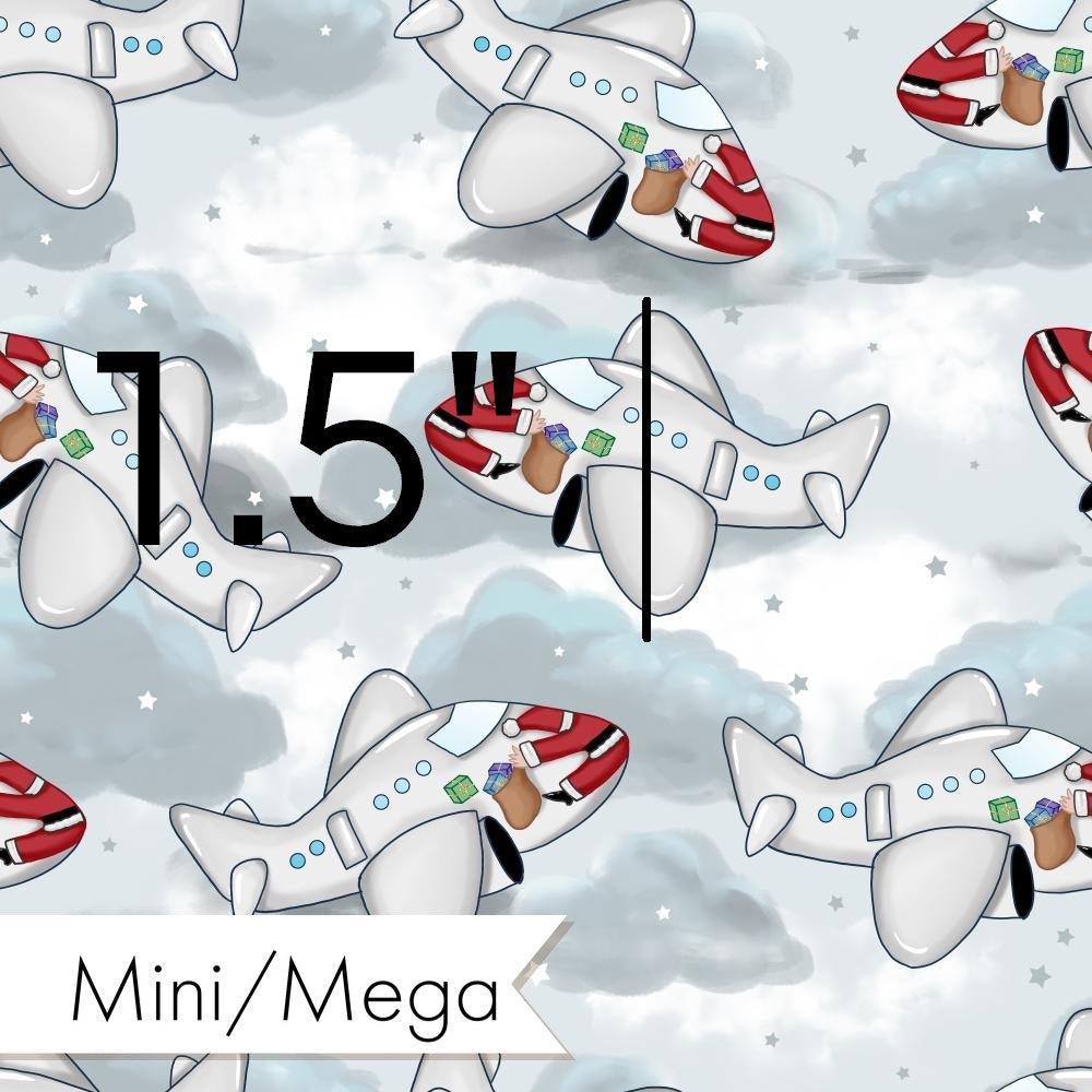 Christmas Design 109 Airplane Fabric – made-to-order custom fabric by the metre | Fabric by Missy Rose