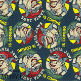 Christmas - Design 110 - Santa Jaws Fabric