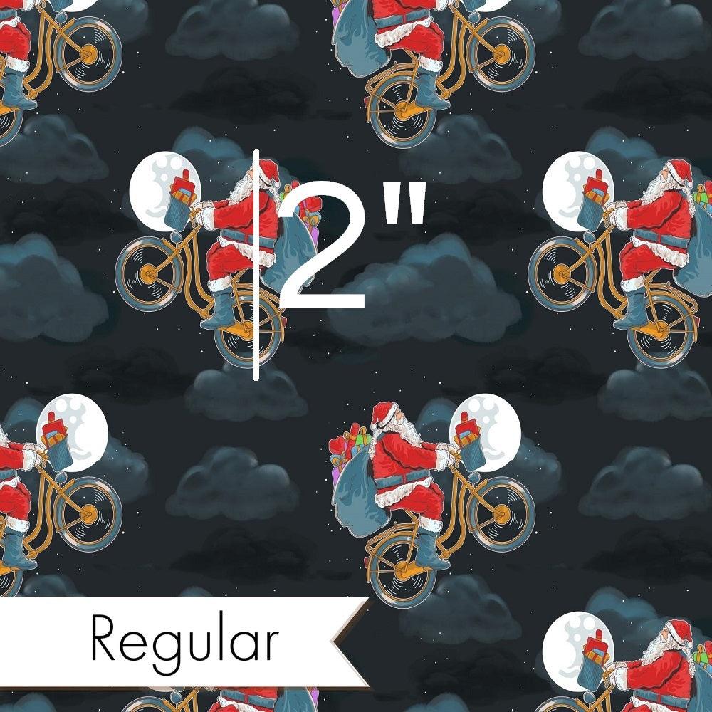 Christmas Design 111 Bicycle Fabric – premium custom printed fabric for sewing | Fabric by Missy Rose