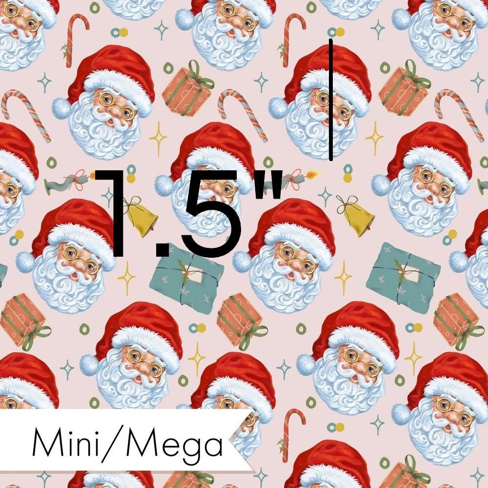 Christmas Design 112 Santa Fabric – custom printed pre-order fabric Australia | Fabric by Missy Rose