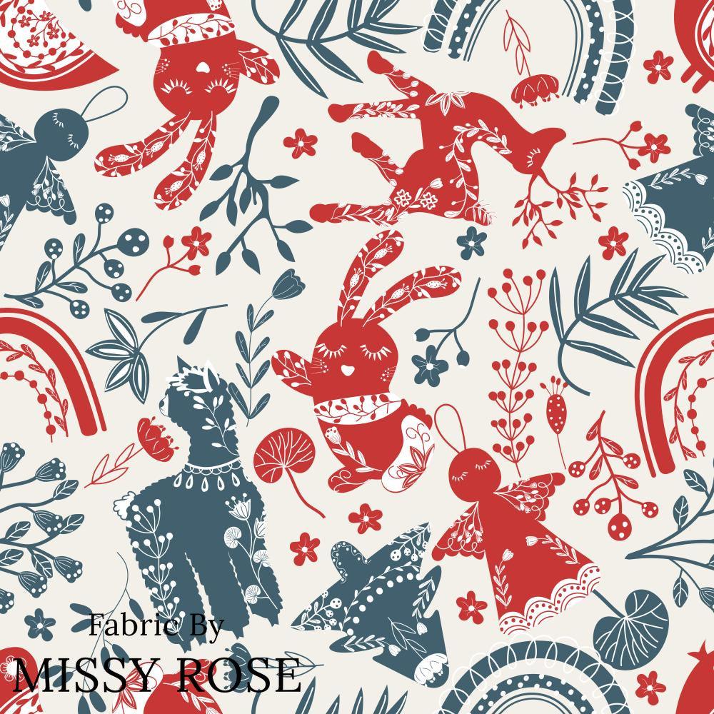 Christmas Design 114 Scandinavian Fabric – made-to-order custom fabric by the metre | Fabric by Missy Rose