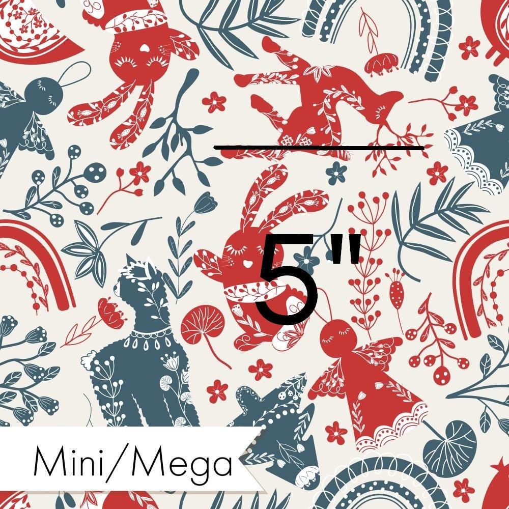 Christmas Design 114 Scandinavian Fabric – premium custom printed fabric for sewing | Fabric by Missy Rose