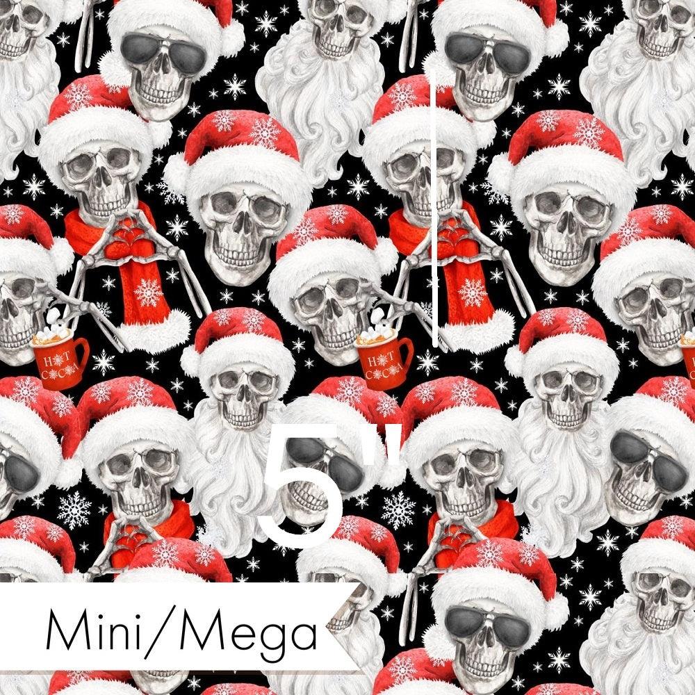 Christmas Design 115 Skulls Fabric – Australian custom printed fabric pre-order | Fabric by Missy Rose