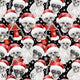 Christmas - Design 115 - Skulls Fabric