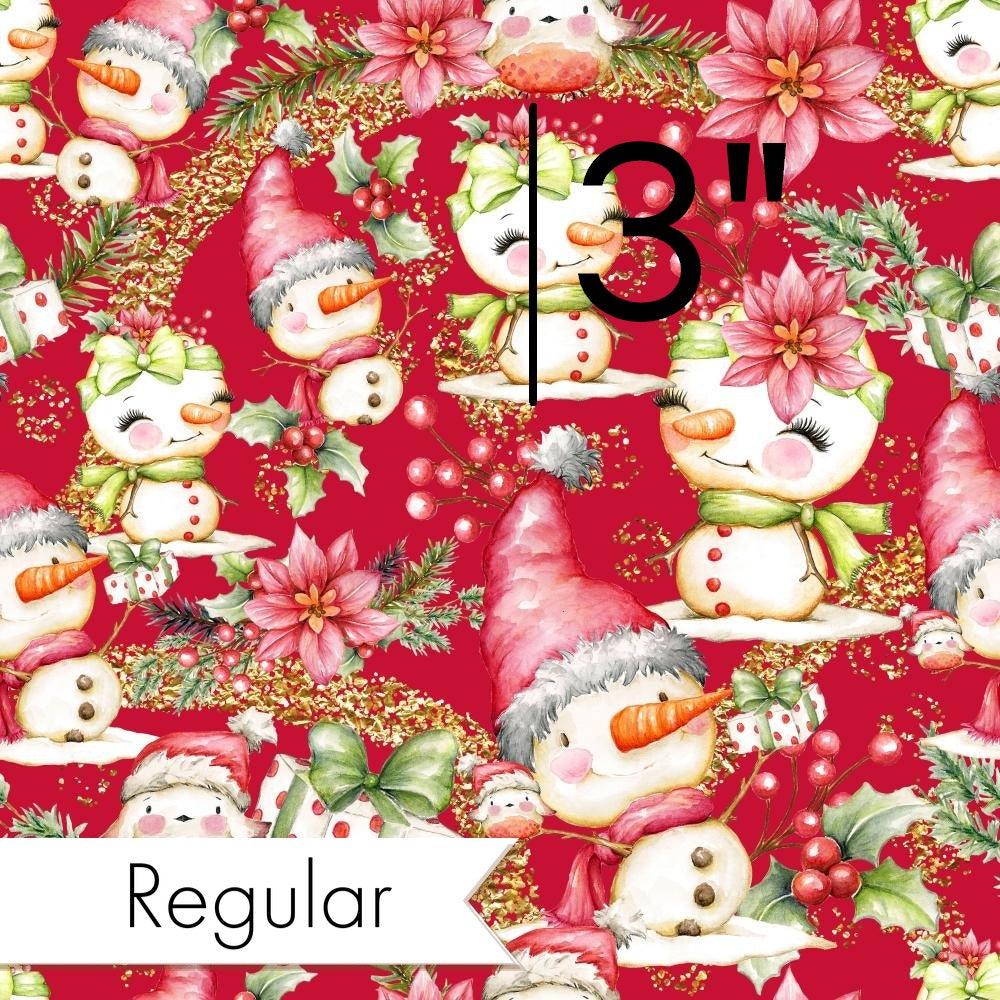 Christmas Design 116 Snow People Fabric – premium custom printed fabric for sewing | Fabric by Missy Rose