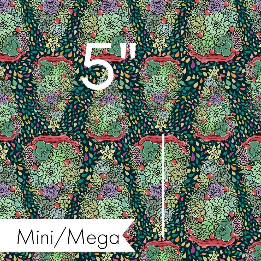 Christmas Design 118 Succulent Fabric – Australian custom printed fabric pre-order | Fabric by Missy Rose