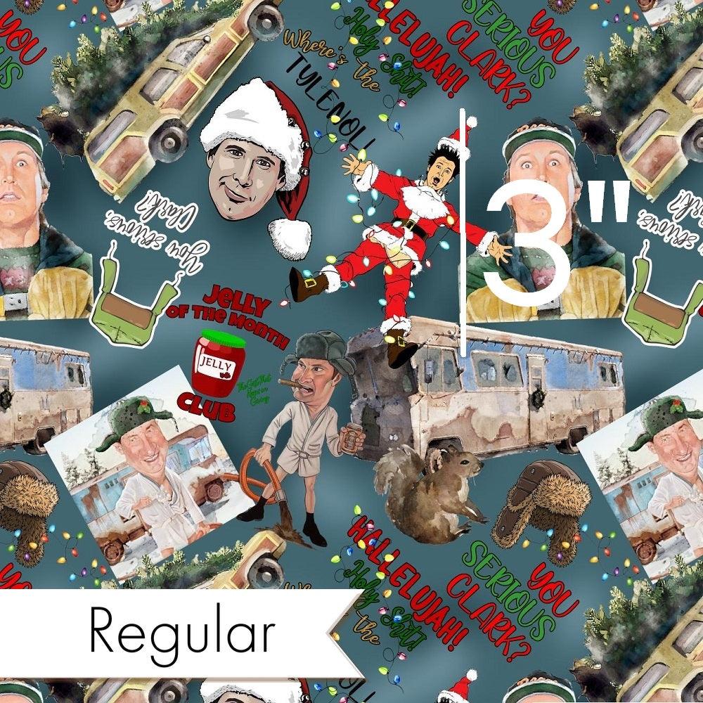 Christmas Design 121 Serious Clark Fabric – premium custom printed fabric for sewing | Fabric by Missy Rose