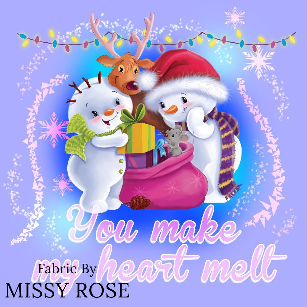 Christmas Design 123 Panel fabric – pre-order designer fabric Australia | Fabric by Missy Rose