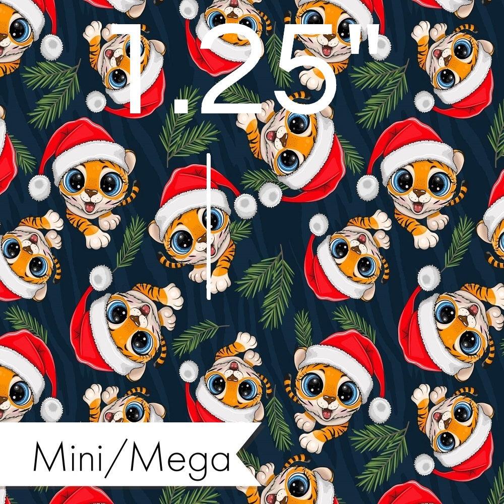 Christmas Design 124 Tiger Fabric – made-to-order custom fabric by the metre | Fabric by Missy Rose