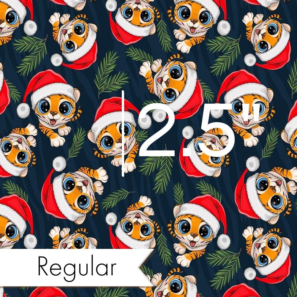 Christmas Design 124 Tiger Fabric – custom printed pre-order fabric Australia | Fabric by Missy Rose