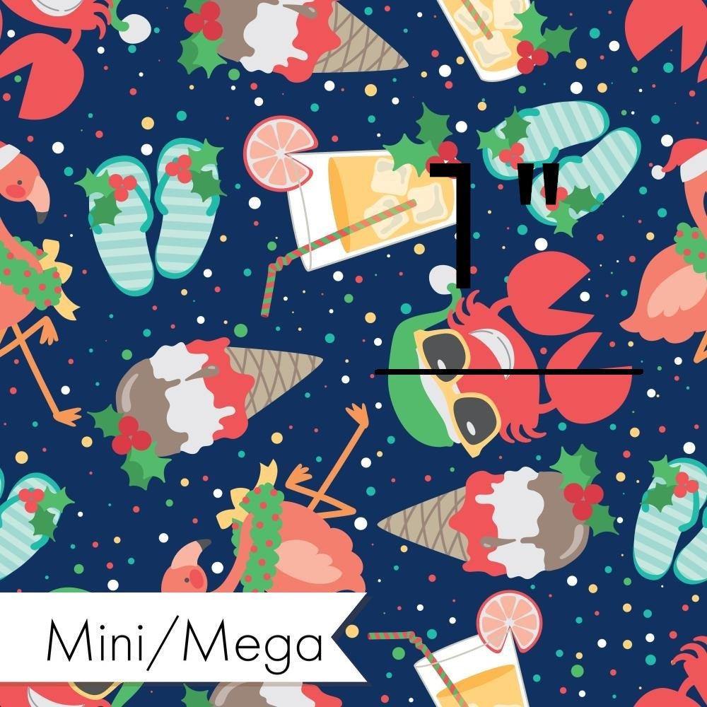 Christmas Design 128 Beach Fabric – made-to-order custom fabric by the metre | Fabric by Missy Rose