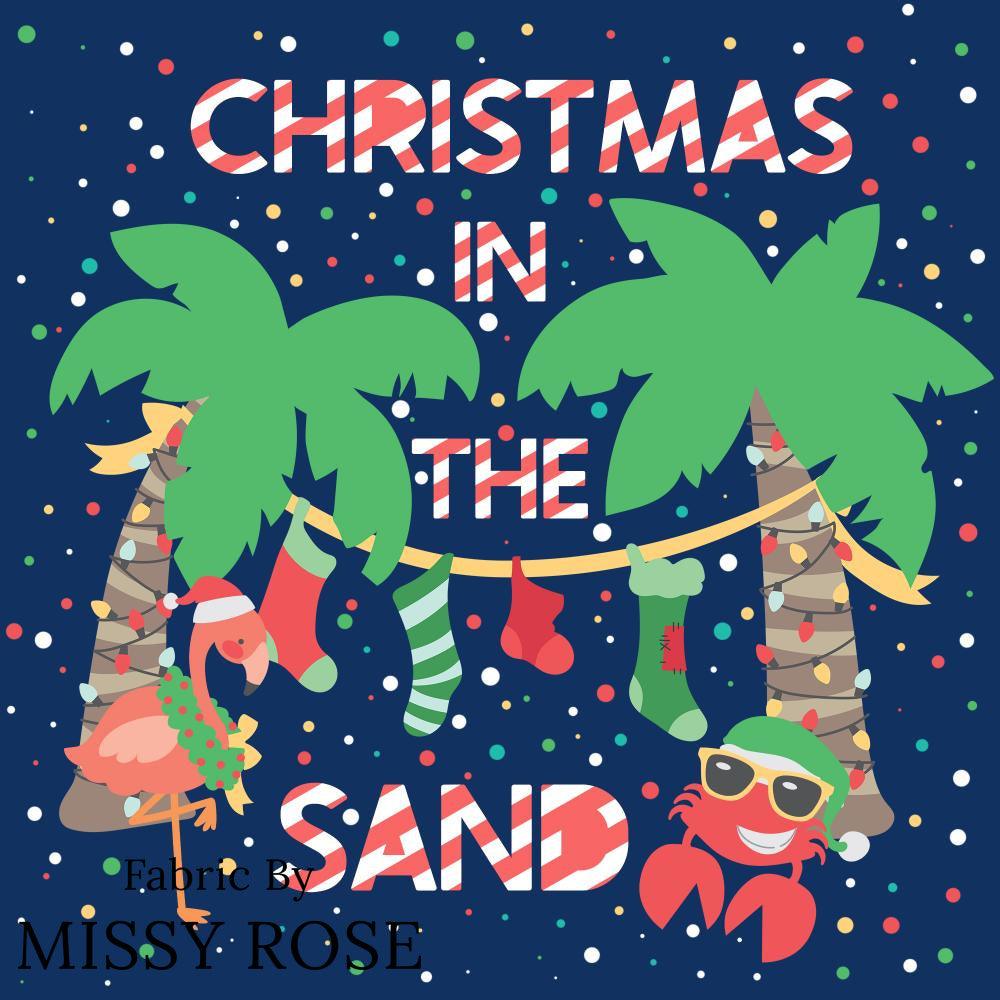 Christmas Design 128 Panel fabric – custom printed pre-order fabric Australia | Fabric by Missy Rose
