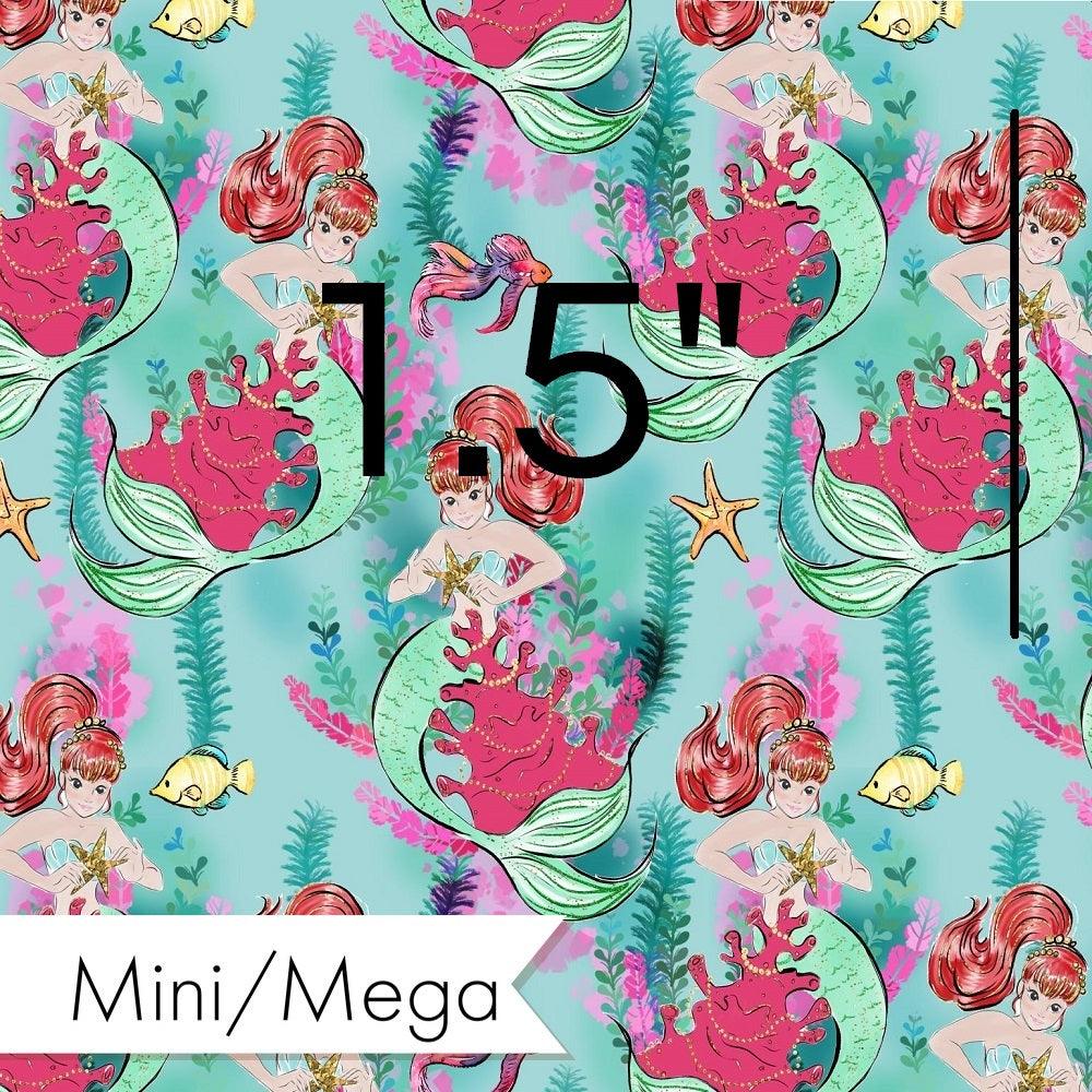 Christmas Design 134 Mermaid Fabric – made-to-order custom fabric by the metre | Fabric by Missy Rose