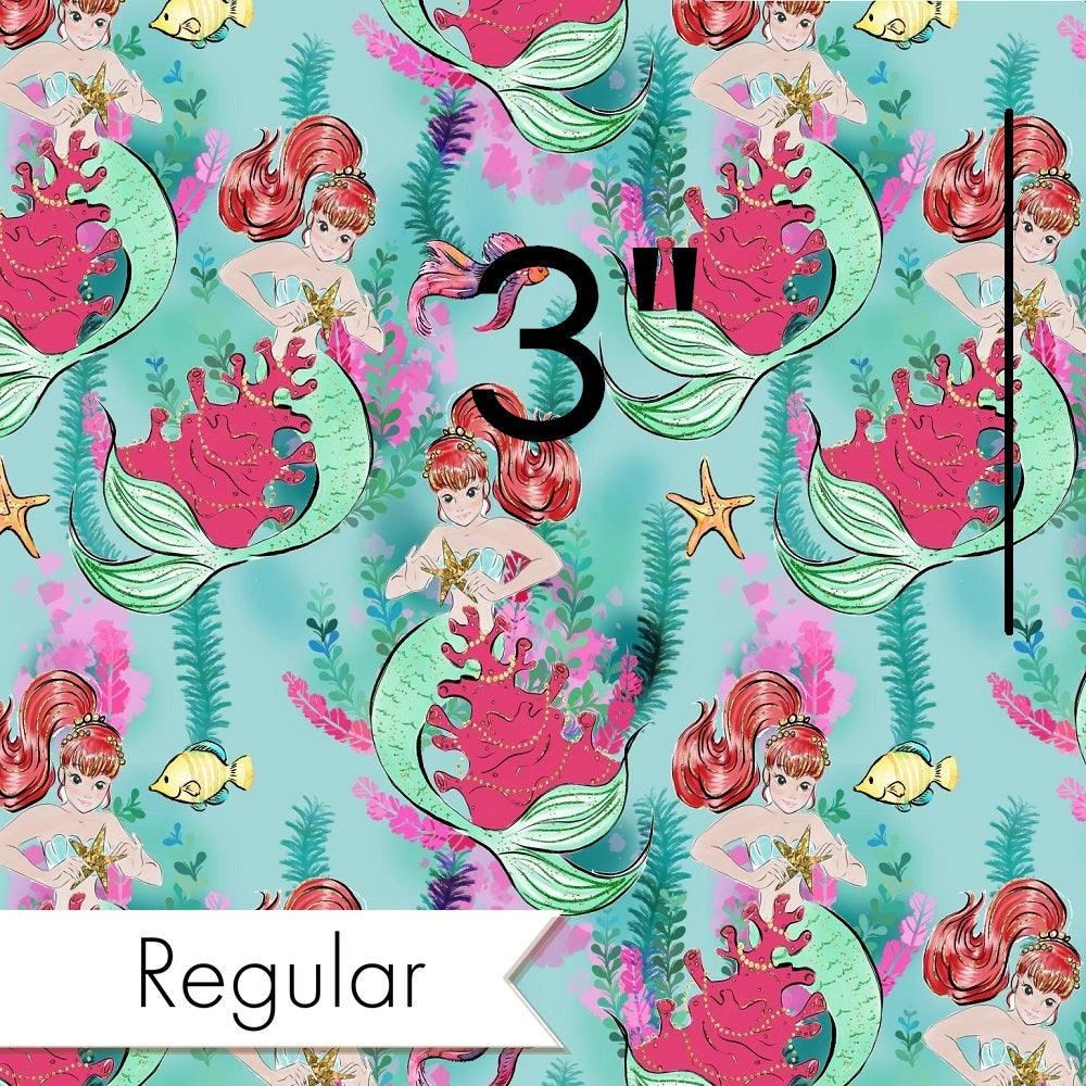 Christmas Design 134 Mermaid Fabric – custom printed pre-order fabric Australia | Fabric by Missy Rose