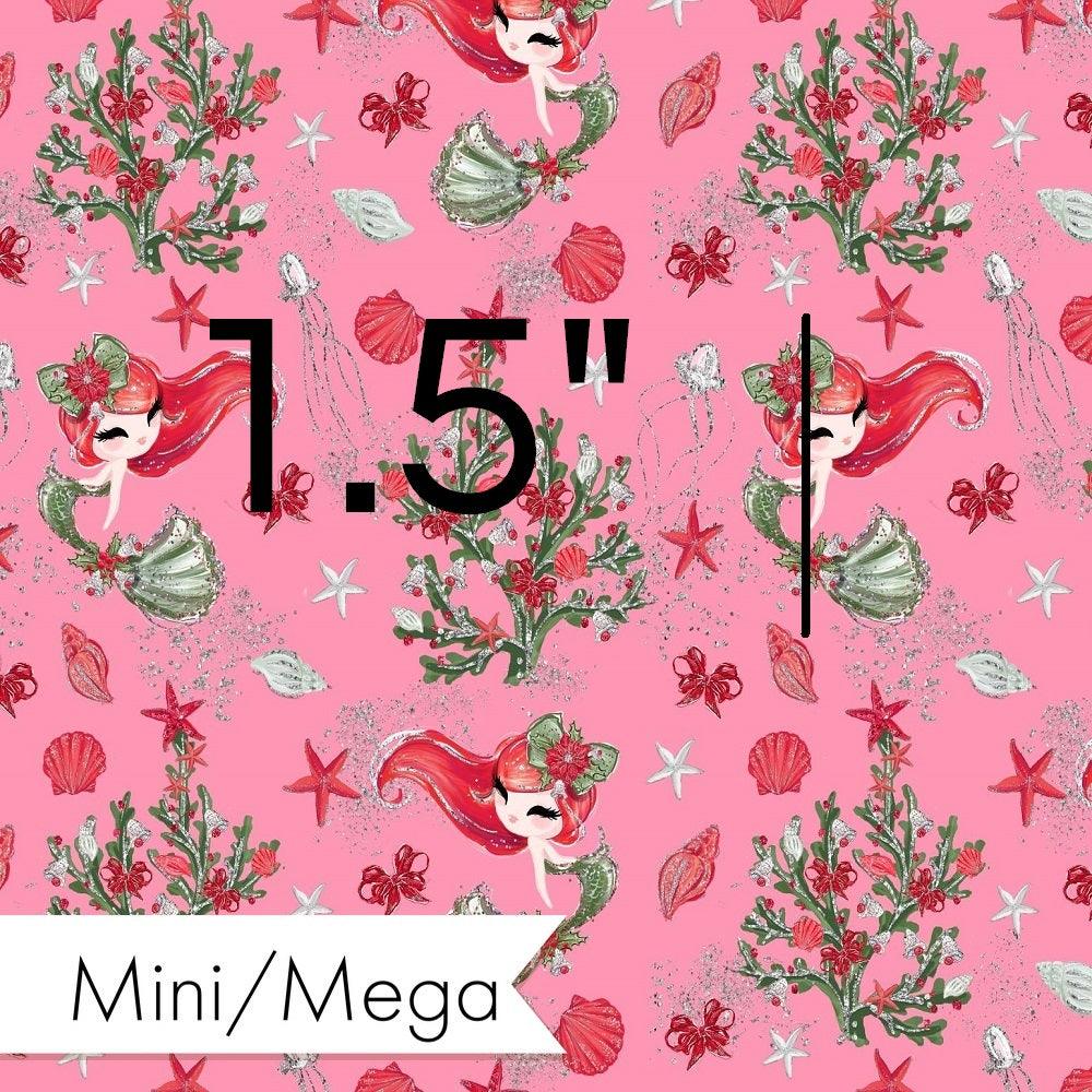 Christmas Design 136 Pink Mermaid Fabric – pre-order designer fabric Australia | Fabric by Missy Rose
