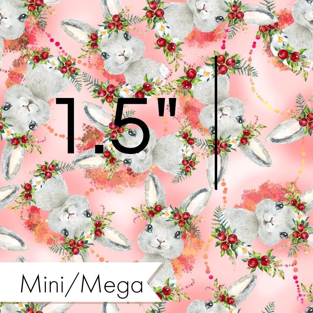 Christmas Design 137 Cute Bunny Fabric – custom printed pre-order fabric Australia | Fabric by Missy Rose