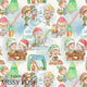 Christmas - Design 139 - Santa's Workshop Fabric