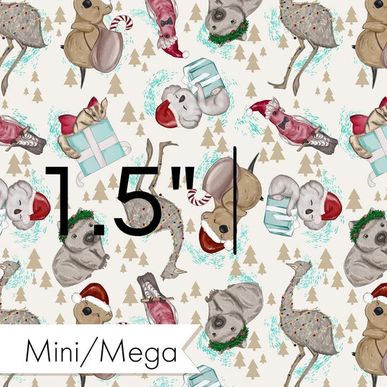 Christmas - Design 14 - Australian Animals Presents Fabric