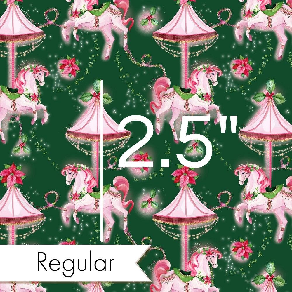 Christmas Design 140 Green Pony Fabric – Australian custom printed fabric pre-order | Fabric by Missy Rose
