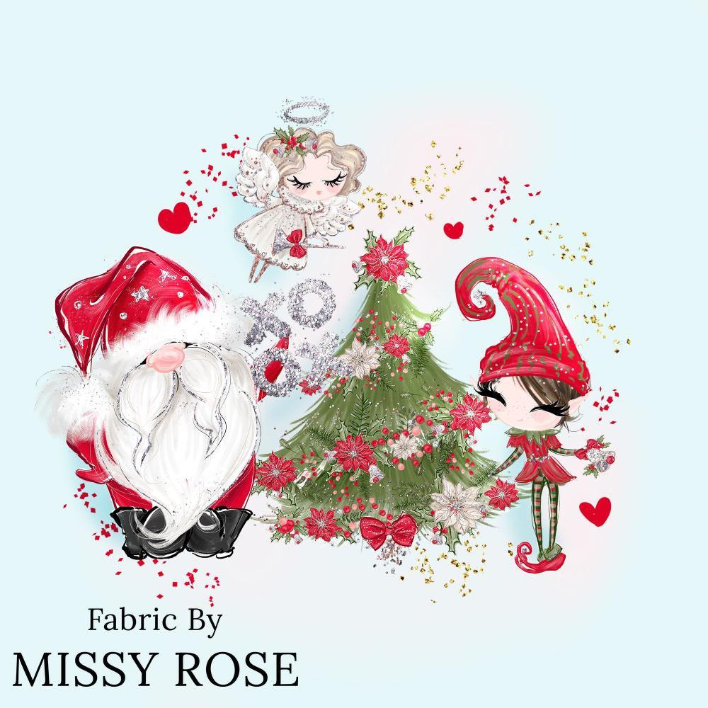 Christmas Design 141 Panel fabric – Australian custom printed fabric pre-order | Fabric by Missy Rose