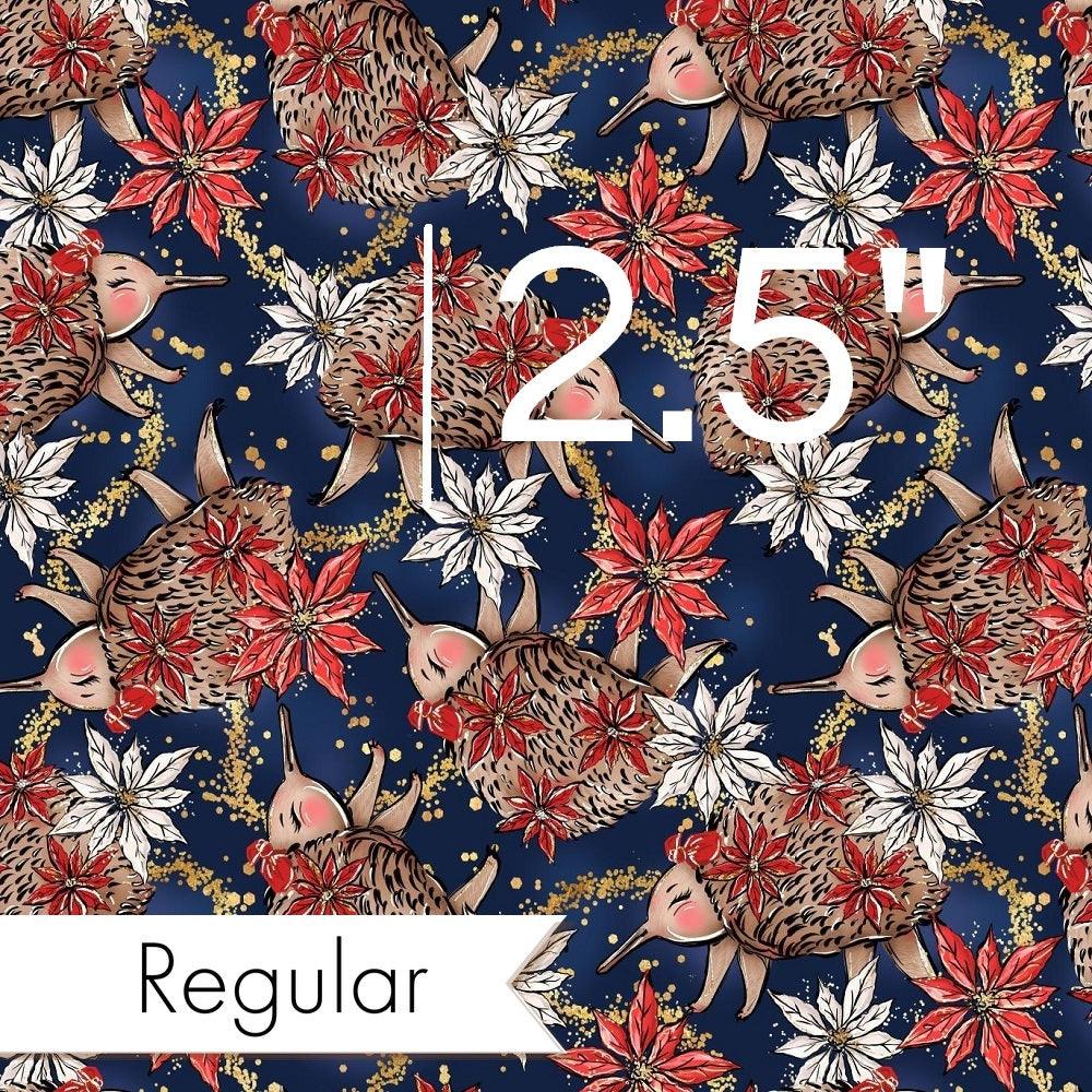 Christmas Design 146 Navy Echidna Fabric – premium custom printed fabric for sewing | Fabric by Missy Rose
